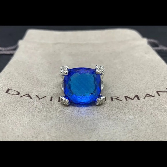 David Yurman Jewelry - David Yurman Cushion on Point Ring 15x15